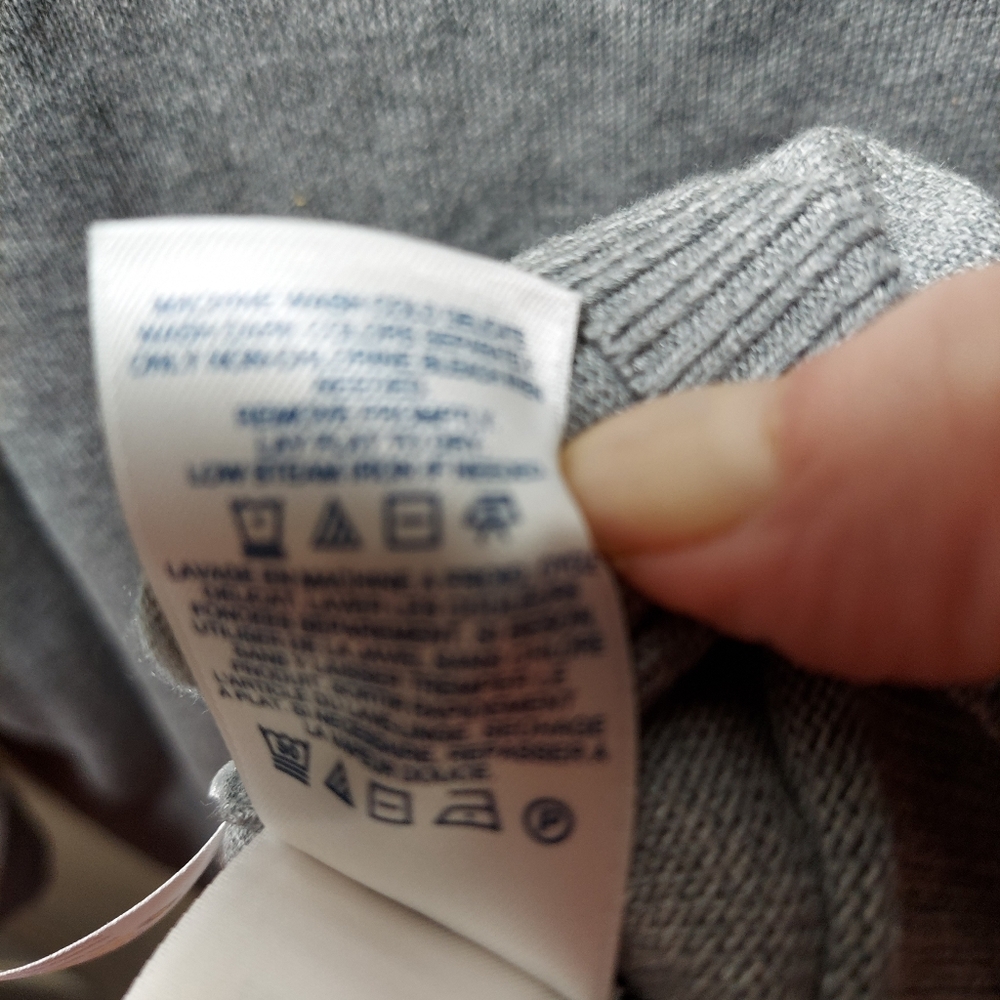 Lands' End Women's Gray Sweater 3x oeko-tex work lunch nwt - Picture 6 of 7